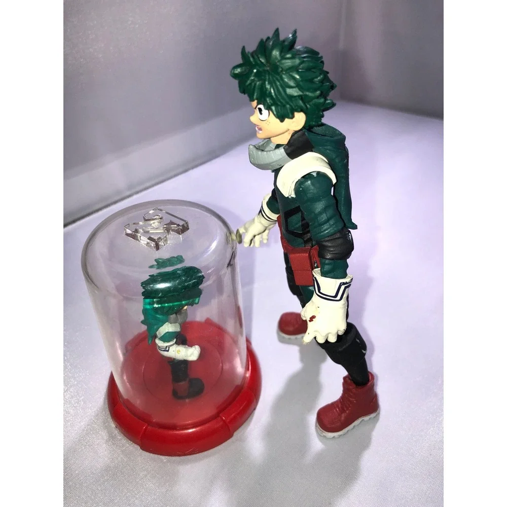 My Hero Academia Deku Izuku Midoriya Action Figure & Dome Mini Figure Set